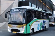 Lihat Bus Baru PO Kramat Djati, Pakai Livery Hijau