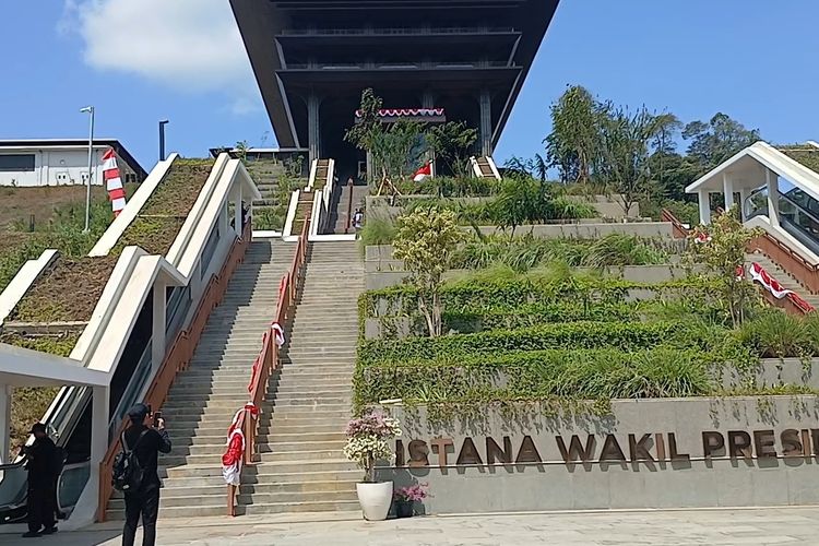 Istana Wapres IKN Dibuka, Pengunjung Bisa Naik 218 Tangga atau Eskalator ke Anjungan
