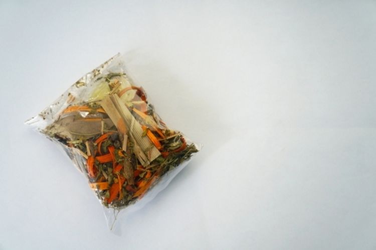 Olahan purwaceng kering