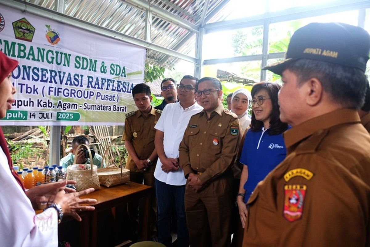 Rumah Daur Ulang sebagai bagian dari pilar FIFGROUP Lestari di Kampung Berseri Astra (KBA) binaan FIFGROUP Rafflesia Batang Palupuh
