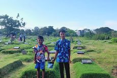 Bantu Peziarah Saat Lebaran, Bocah Penyiram Makam Kumpulkan Rp 1 Juta Sehari