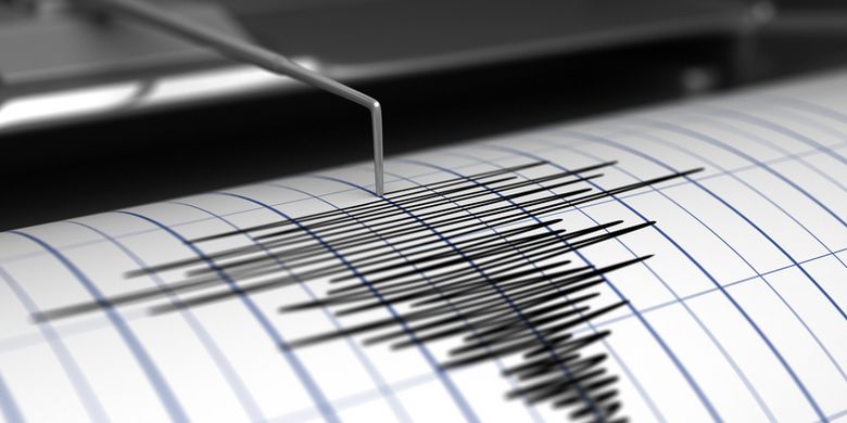 An illustration of an earthquake chart