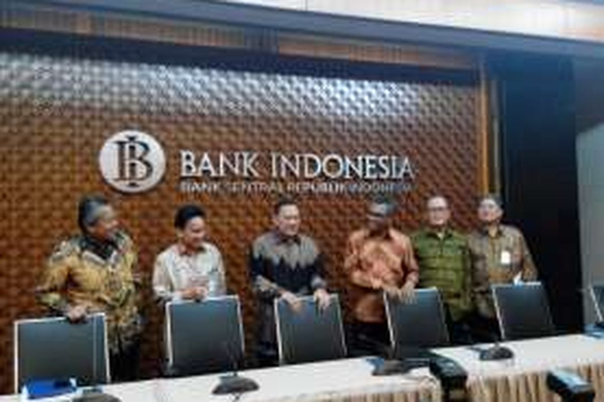 Konferensi pers Rapat Dewan Gubernur Bank Indonesia, Jumat (19/8/2016).