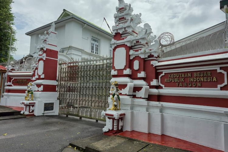 Kedutaan Besar Republik Indonesia (KBRI) Yangon di Myanmar.