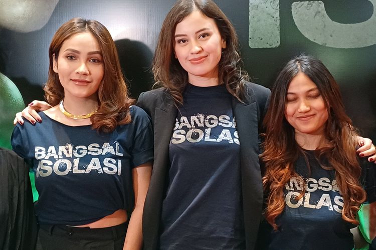 Kimberly Ryder saat menghadiri gala premiere film Bangsal Isolasi di Epicentrum XXI, Jakarta Selatan, Kamis (18/7/2024).