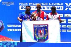 Felix Silau Mahuze Sumbang Emas Pertama untuk Papua Selatan di Peparnas XVII Solo