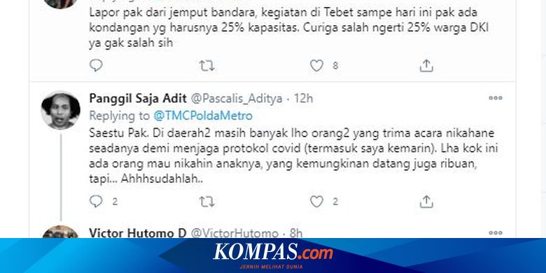Kecewa Polisi Biarkan Keramaian Rizieq Shihab, Akun Polda ...