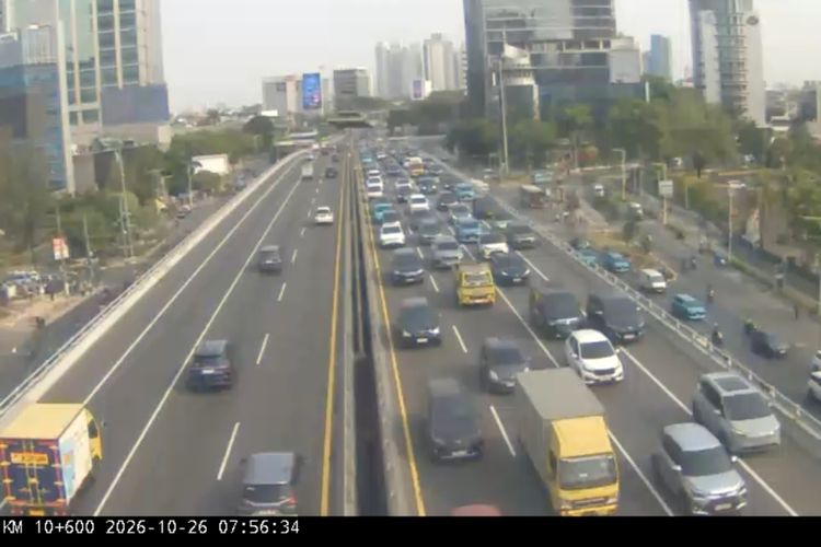 Lalu Lintas Sejumlah Tol Jakarta Padat Senin Pagi, Contraflow Berlaku di 3 Ruas