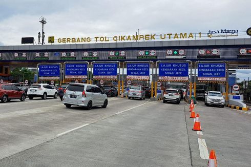 Libur Tahun Baru, 118.833 Kendaraan Meninggalkan Jakarta Via GT Cikampek Utama
