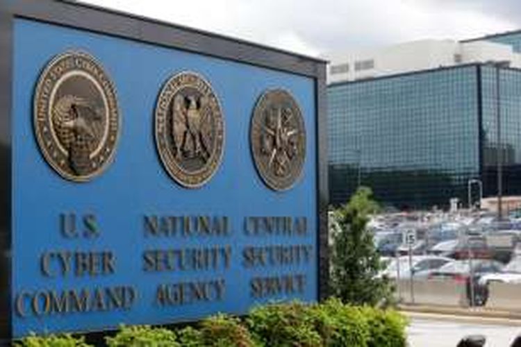 Gedung markas NSA.