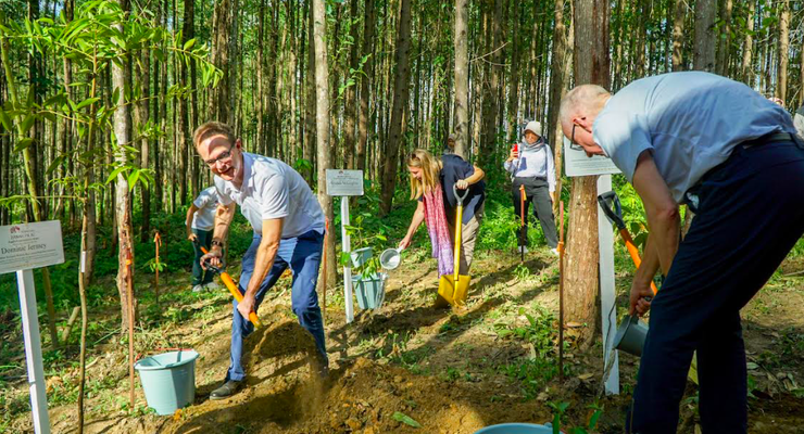 Kunjungi IKN, Dubes Inggris Dukung Konsep Kota Hutan dan Netral Karbon