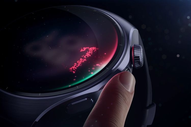 Ilustrasi sensor X-Tap di Huawei Watch 5