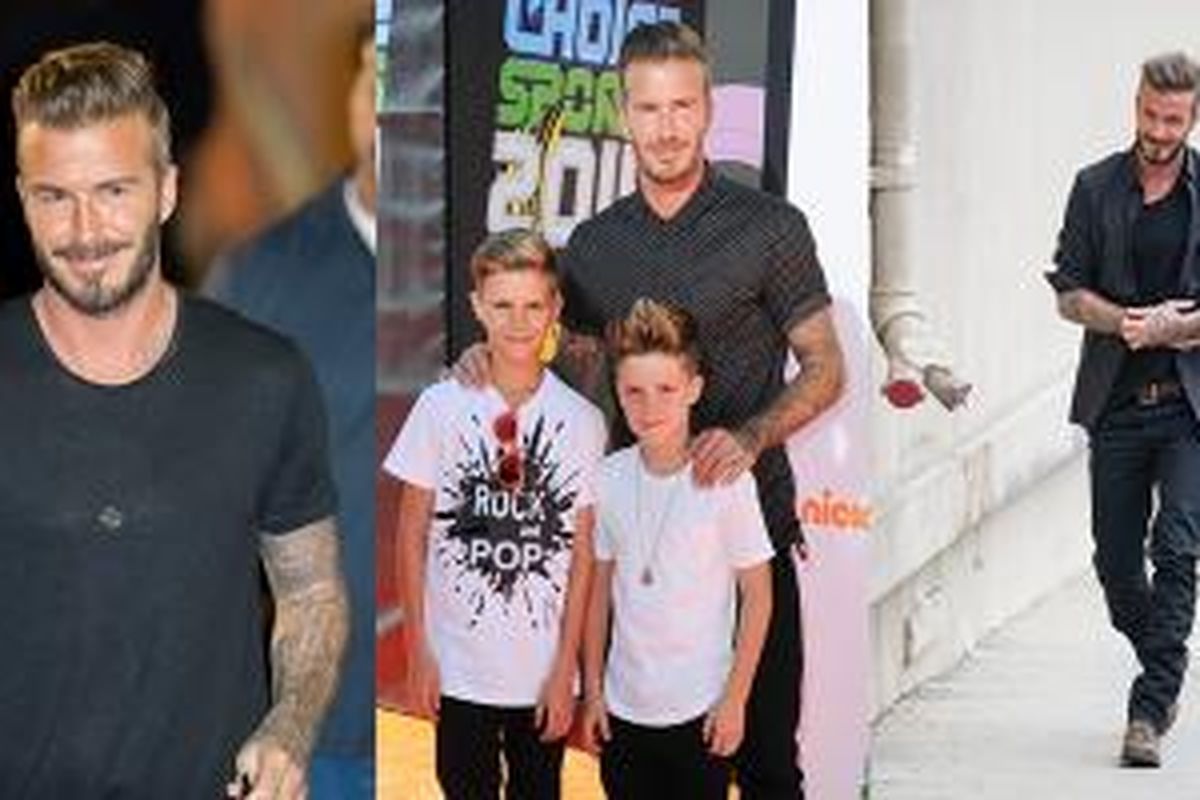 David Beckham  yang kini memang lebih banyak menghabiskan waktu di rumah, sempat diprotes putri bungsunya soal penampilan gemuk.