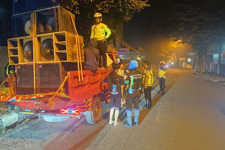 Masuk Salatiga Saat Malam Takbiran, 6 Truk Sound Horeg Diminta Putar Balik