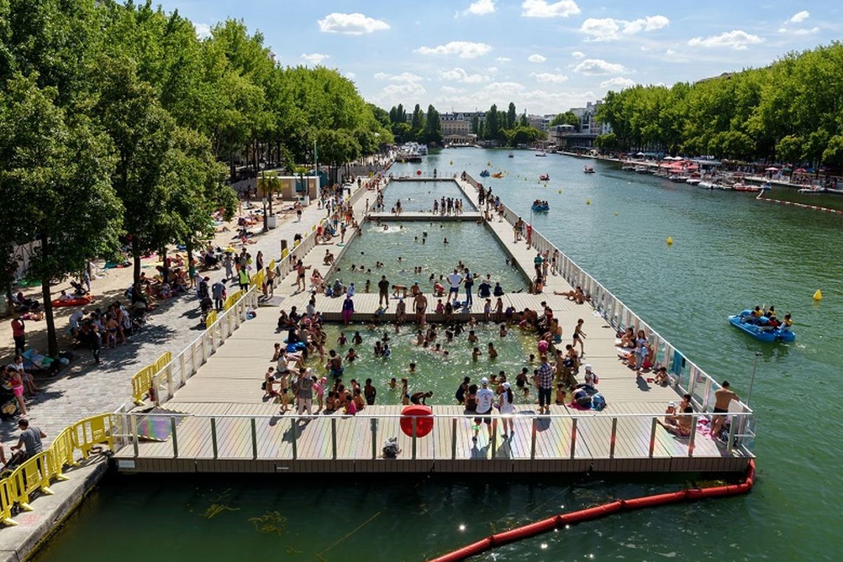 Bassin de la Villette di Paris