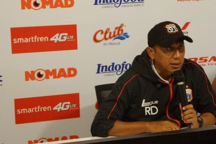 Pelatih Persija Jakarta, Rahmad Darmawan. 