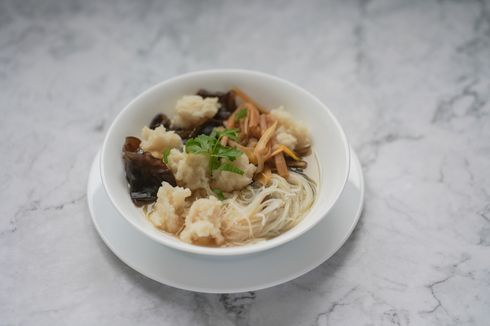 Resep Tekwan Asli Palembang, Bakso Ikan Tenggiri Kuah Udang