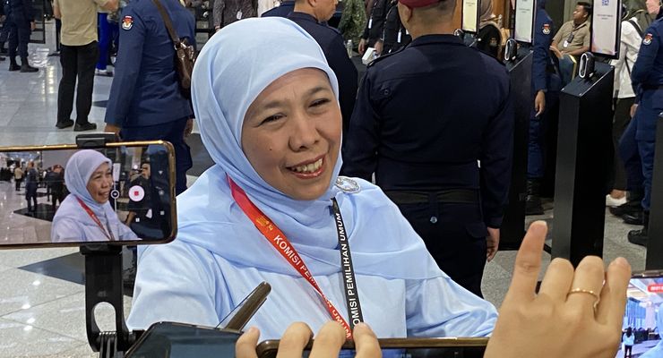 Hadiri Debat Cawapres, Khofifah: Hari Ini Hari Pertama Saya Masuk TKN Prabowo-Gibran