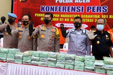 Tersangka Mengaku Pernah Menyelundupkan 0,5 Ton Sabu ke Aceh