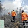 5 Hektar Hutan di Tapteng Terbakar, Api Sulit Dipadamkan