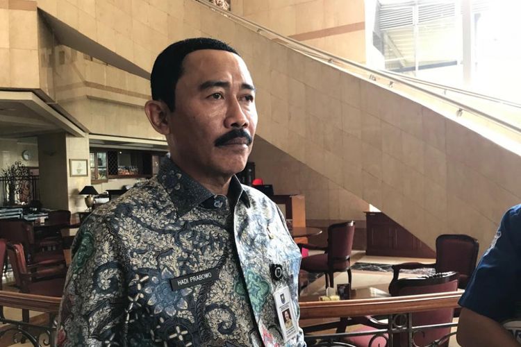 Sekretaris Jenderal Kementerian Dalam Negeri Hadi Prabowo di Hotel Bidakara, Jakarta Selatan, Kamis (4/10/2018). 