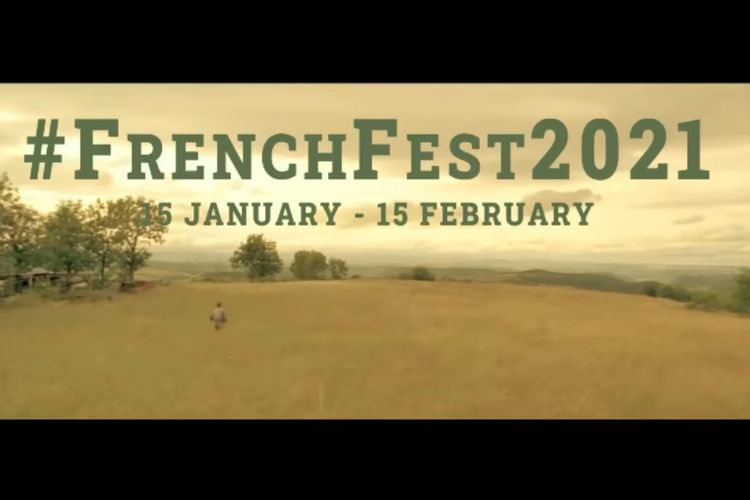 Tangkapan layar video promosi French Film Festival 2021.