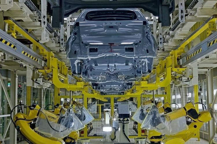 Produksi mobil di pabrik baru Daihatsu