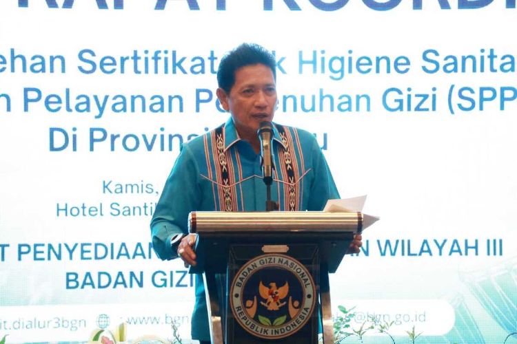 Sekda Minta SPPG di Maluku Segera Urus SLHS