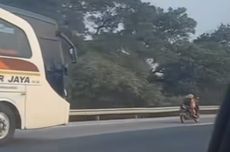 Video Viral Pengendara Sepeda Motor Masuk Jalan Tol, Polisi: Bisa Didenda Rp 5 Juta