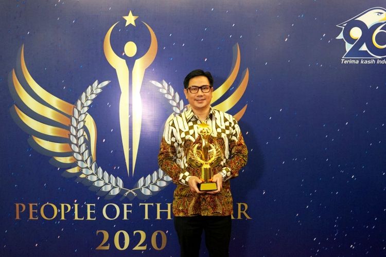 Presiden Direktur Alfamart Anggara Hans Prawira pada ajang People of the Year 2020, Rabu (24/11/2020) (Dok. Alfamart)