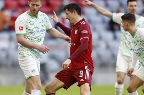 Hasil Bayern Vs Greuther Fuerth: Lewandowski 2 Gol, Die Roten Menang 4-1