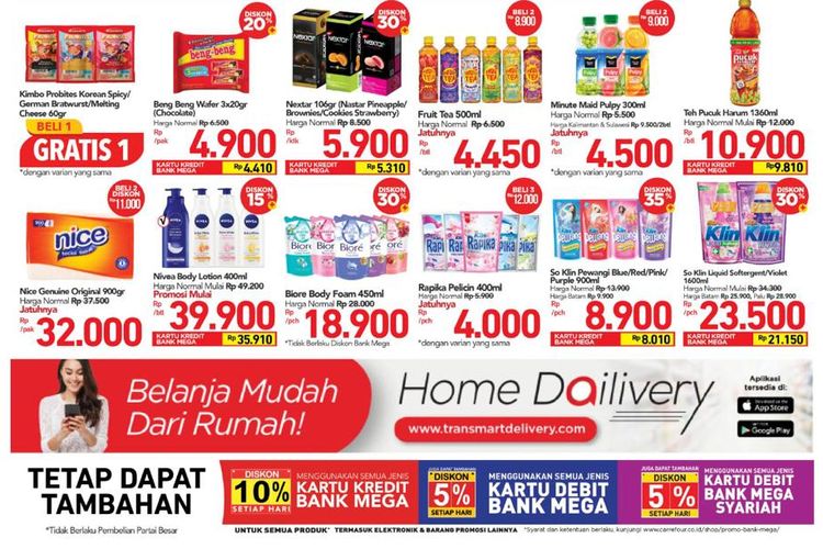 Katalog promo Transmart periode 5-9 November 2021.