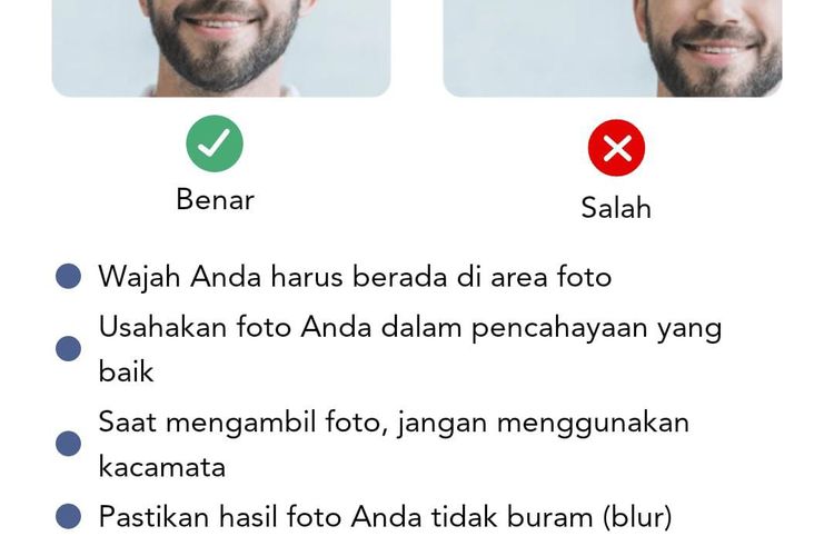 Cara swafoto ketika melakukan verifikasi profil pada aplikasi Signal