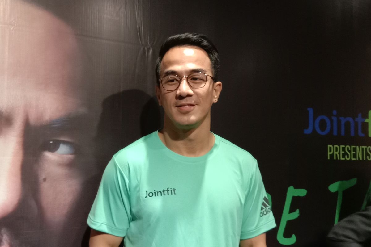 Joe Taslim dalam sebuah acara di CGV Pacific Place, Jakarta Selatan, Kamis (1/8/2019).