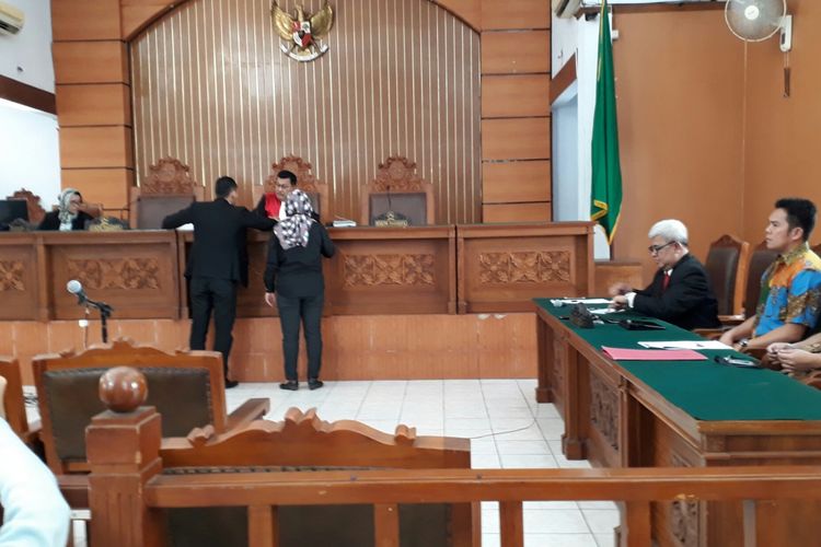 Sidang prapradilan mantan anggota Komisi II DPR RI, Miryam S Haryani terhadap Komisi Pemberantasan Korupsi (KPK) di PN Jakarta Selatan. Senin (15/5/2017)