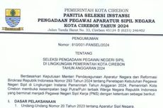 Seleksi CPNS 2024 Pemkot Cirebon, Cek Daftar Formasi yang Dibutuhkan