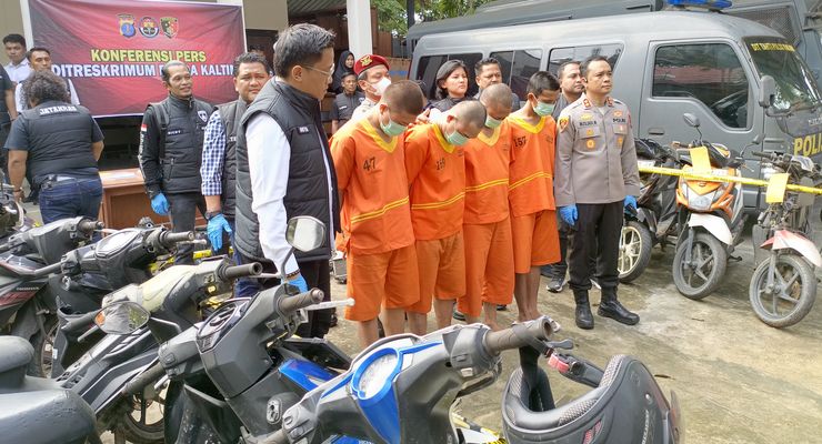 Tren Pencurian Kendaraan Bermotor di Kalimantan Timur Meningkat
