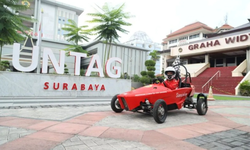 Dosen dan Mahasiswa Untag Surabaya Kembangkan Mobil Listrik Sancaka