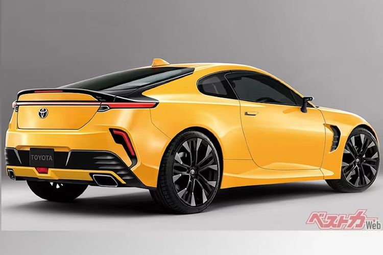 Rendering generasi keempat Toyota GR86