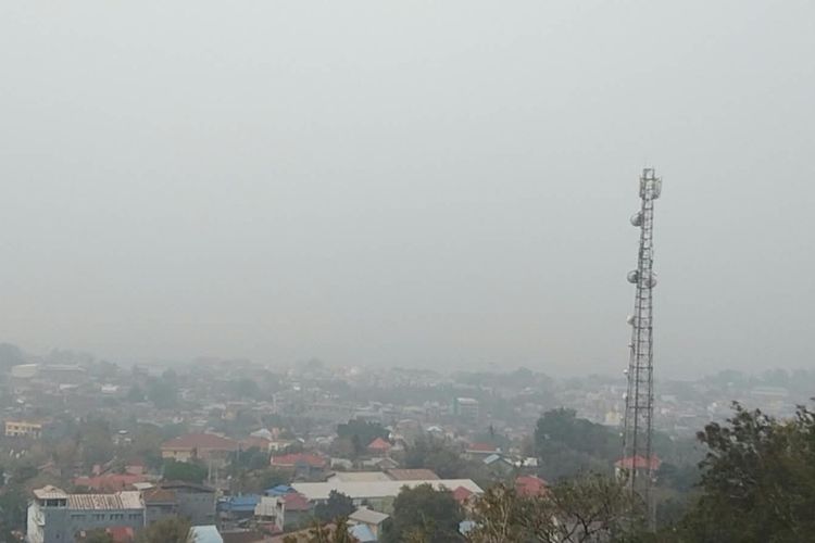 Kabut Asap Pekat Kembali Selimuti Baubau, BMKG Sebut Kualitas Udara Tak Sehat