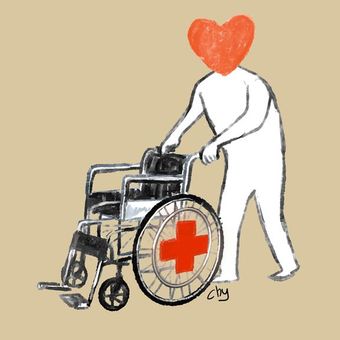 Ilustrasi layanan kesehatan di Indonesia.