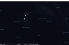 Mulai Malam Ini, Saksikan Tripel Konjungsi Bulan-Jupiter-Saturnus di Langit Indonesia