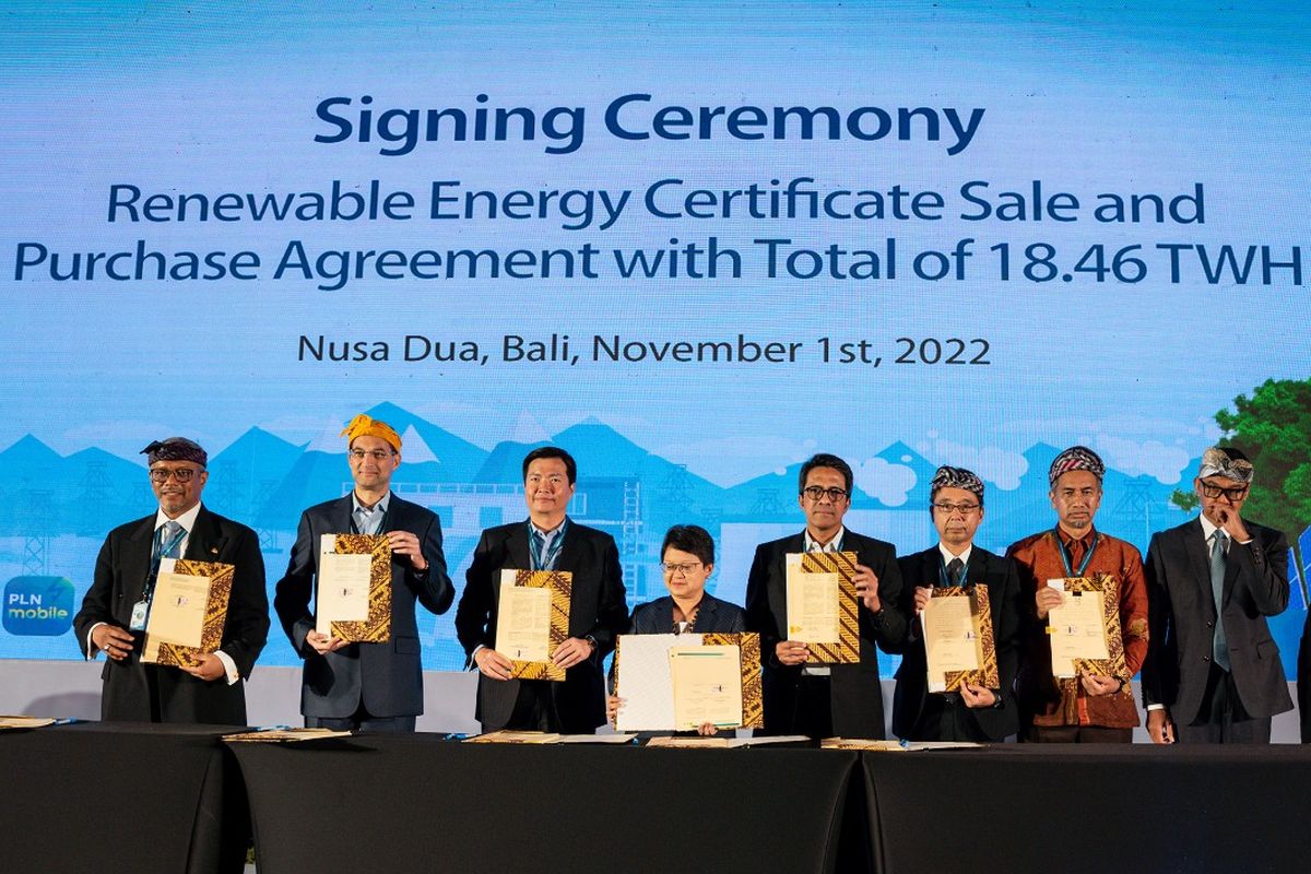 Gelaran acara The Energy Transition Day di Sofitel Bali, Nusa Dua, 1 November 2022.