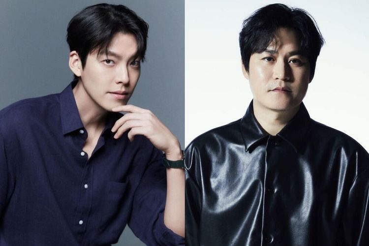 Aktor Korea Selatan Kim Woo Bin (kiri) dan Kim Sung Kyun akan membintangi film bertajuk Officer Black Belt.