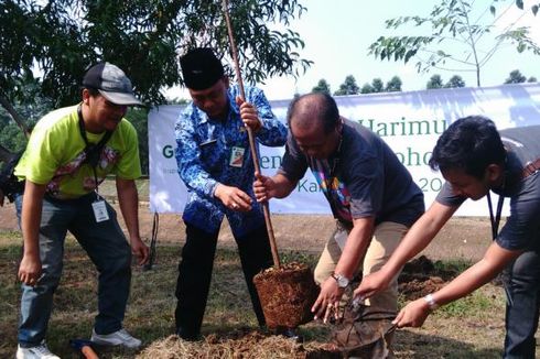 Dana Hasil Plastik Berbayar, PT Gramedia Sumbang 400 Pohon di KBT