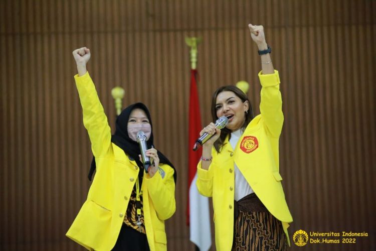 Najwa Shihab Hadir di Tengah Ribuan Maba 2022 Universitas Indonesia, Rabu (10/8/2022)