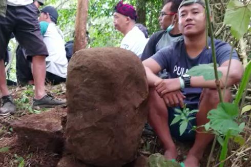 Temuan Batu Menyerupai Wajah Alien, Penggiat Budaya di Magetan Duga Kompleks Kuburan Suku Kalang