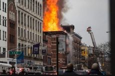 Gedung Ambruk di New York City karena Ledakan