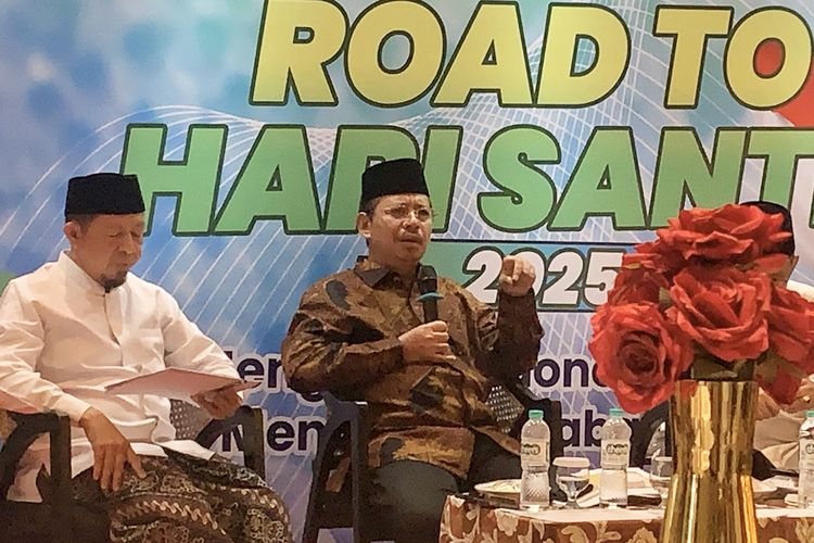 Ditjen Pendidikan Islam (Ditjen Pendis) Kementerian Agama (Kemenag) Amien Suyitno saat ditemui di Jakarta Pusat, Jumat (19/9/2025).