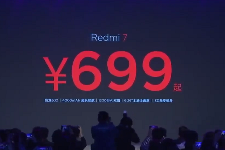 Harga Redmi 7 di China